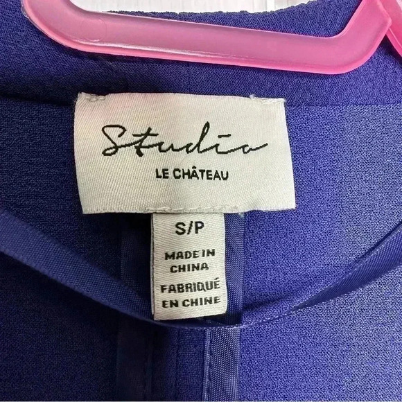Le Chateau Studio Blazer Lightweight Blue Size Small - Picture 6 of 16
